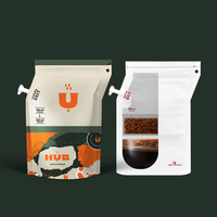 Sac de fabrication de bec verseur de boisson de café Portable imperméable à l'humidité avec filtre