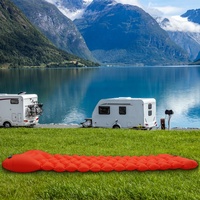 Matelas de camping gonflable imperméable de haute qualité avec oreiller, matelas anti-humidité pour la randonnée et le backpacking, gonflage facile