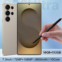 Téléphone mobile mondial multifonctionnel S25 Ultra, 7,3 pouces, 16 Go + 512 Go, navigation GPS, déverrouillage facial, double SIM, smartphone pour le travail quotidien