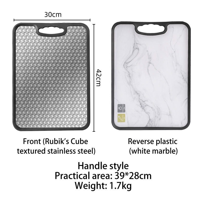 Medium-sized Anti-knife marks 316 cutting board (marble)