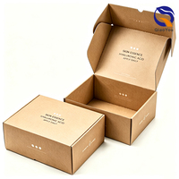 Boîte en carton ondulé robuste de forme cubique, taille personnalisée, 8x8x8, pour le stockage d'appareils électroménagers de petite taille, gadgets, entrepôt