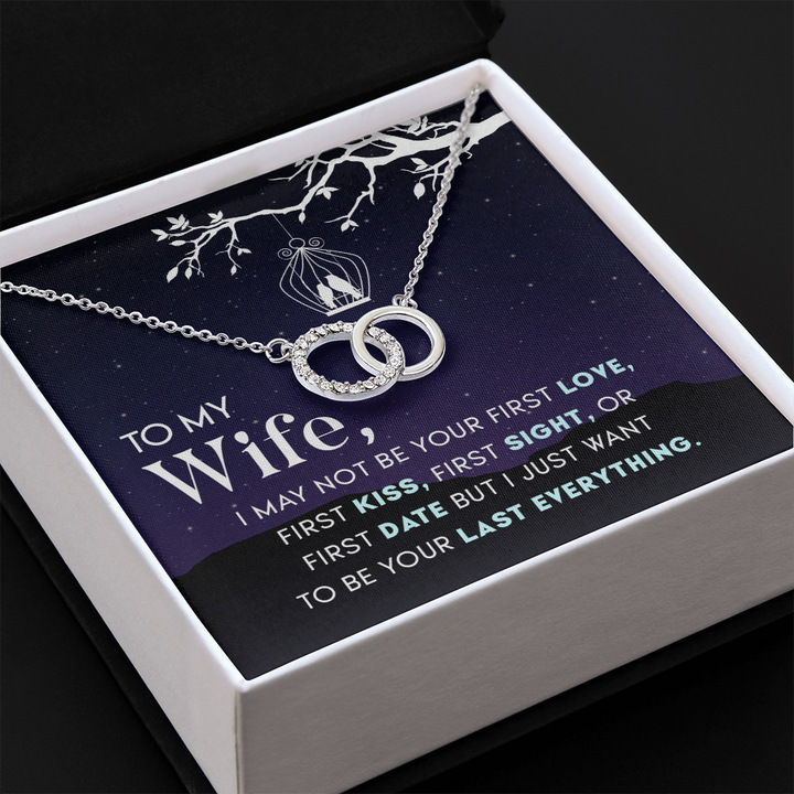 Silver necklace + Flip-top gift box