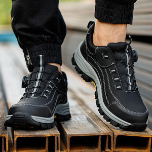 الشركة المصنعة للبيع بالجملة من الجلد المايكروفايبر العلوي من المطاط soled ، وأحذية السلامة للرجال - Product Image 5