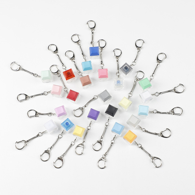Custom Logo Print Keycap Design Custom DIY Switches Mechanical Keyboard Tactile Key Keycap Switch Tester Keychain