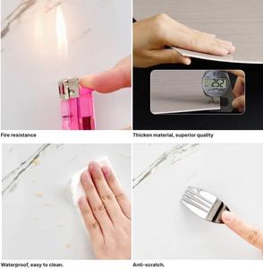 UDK vinilo brillante dorado 1,2*3M hoja de mármol autoadhesiva pegatina de pared para decoración de interiores precio de fábrica - Product Image 6