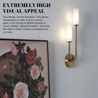 Lampe murale LED moderne pour la décoration de la chambre à coucher, du salon, du couloir, du restaurant, éclairage d'ambiance
