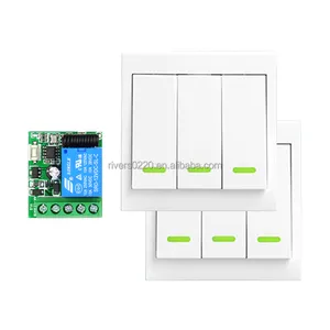 86F-3 Stick the remote control at will DC12V RF433 Remote Controller wireless remote control switch for Security equipment