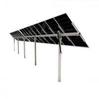 Système de suivi solaire à axe unique, structure de montage au sol, système de montage photovoltaïque pour projets à grande échelle