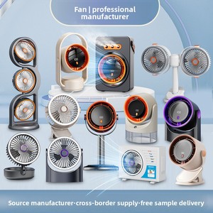 Nouveau ventilateur humidificateur USB <span class=keywords><strong>de</strong></span> bureau et mural avec moteur sans balais, 3 vitesses, design pliable et éclairage intégré pour usage au bureau - Product Image 2