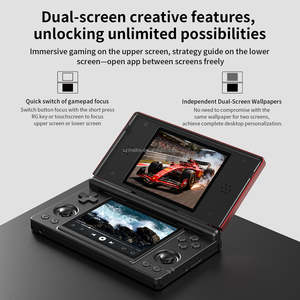 Console de <span class=keywords><strong>jeu</strong></span> portable Anbernic RG DS, double écran tactile de 4 pouces, Android 14, machine de <span class=keywords><strong>jeu</strong></span>, 4000 mAh, lecteur de jeux vidéo rétro AI - Product Image 4