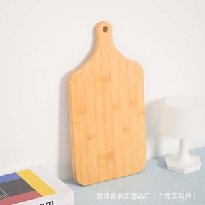 Tabla de cortar de bambú Ruichen de 30.5x15cm con asa para carne, frutas, pan, uso doméstico - Product Image 5