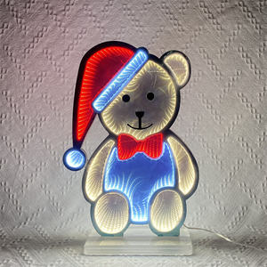 Nouvelle conception, logo personnalisé, LED RVB, miroir magique 3D, miroir infini multicouche, décoration de miroir, enseigne au néon - Product Image 6