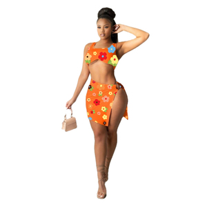 Vestidos Mini de Verano al por Mayor para Mujer, sin Mangas, con Abertura, Sexy, para Discoteca, de Color Sólido, a la Moda - Product Image 1