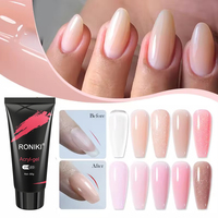 Gel d'extension pour ongles en poly Gel acrylique 36 couleurs OEM Logo personnalisé Marque privée Poly Gel acrylique solide pour ongles