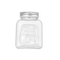 Pot en verre personnalisé de 250 ml, 500 ml, 750 ml pour confiture turque, pot de conservation alimentaire scellé, pot en verre pour miel et cornichons, avec couvercle, pour le rangement en cuisine