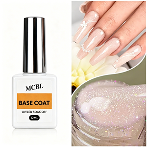 <span class=keywords><strong>Cos</strong></span> Beauty - Base de Goma con Brillo Plateado, Estilo Francés, Color Nude - Product Image 3