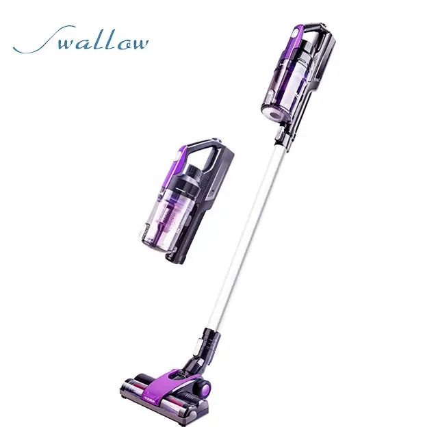 Swallow Cordless Stick Vacuum Cleaner [SW-HVC-7] Single Battery, Purple : Swallow Home & Kitchen