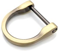 Anneau D vis manille fer à cheval U D anneau bricolage cuir artisanat porte-clés portefeuille accessoires