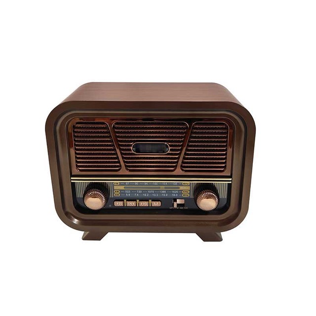 MLK-8514 Fashion Classic retro style  Am Fm Sw Radio Dc Rechargeable wireless Radio