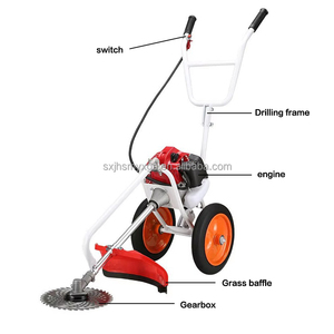 <span class=keywords><strong>Tagliaerba</strong></span> a <span class=keywords><strong>Benzina</strong></span> Industriale a 4 Tempi con Ruote, <span class=keywords><strong>Macchina</strong></span> <span class=keywords><strong>Tagliaerba</strong></span> Manuale per Agricoltura - Product Image 3