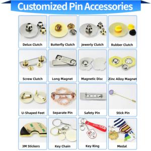 Pin <span class=keywords><strong>de</strong></span> Esmalte con Diseño Personalizado, Logotipo Personalizado, Diseño 2D y 3D, Broche <span class=keywords><strong>de</strong></span> Metal <span class=keywords><strong>de</strong></span> Aleación, Pin <span class=keywords><strong>de</strong></span> Regalo para Clubes Empresariales, Academias, Insignias para Sombreros o Ropa - Product Image 5