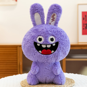 Gran oferta Healing Laugh Heartily Rabbit Plush Toy, lindo animal <span class=keywords><strong>de</strong></span> peluche para decoración, regalo <span class=keywords><strong>de</strong></span> redes sociales virales - Product Image 6