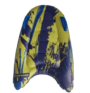 Nouveauté Vinyle robuste avec tissu Cavalier flottant gonflable avec poignées Planche de surf adulte et enfant Body Board - Product Image 1