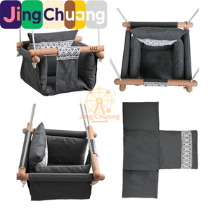 Balançoire suspendue pour bébé et enfant, usage intérieur et extérieur, avec fonction d'éveil et de glisse, type berceau ou panier suspendu, pour la maison - Product Image 5