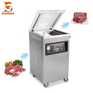 Dz-400 nhà sản xuất thương mại Nitơ tuôn ra công nghiệp bơm Ngũ Cốc Hạt thực phẩm lưu trữ buồng duy nhất máy đóng gói chân không - Product Image 1