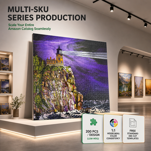 <span class=keywords><strong>Puzzle</strong></span> personnalisé OEM de <span class=keywords><strong>1000</strong></span> pièces, en carton épais, finition velours, impression dorée, pour la relaxation des adultes - Product Image 6