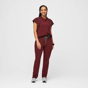 Conjuntos de Uniformes Médicos de Spandex Personalizables en Tallas Pequeñas/Regulares/Grandes, Elásticos y Suaves, Uniformes de Enfermería para Hospital, Venta al Por Mayor - Product Image 2