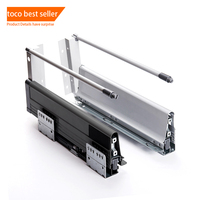 Toco Cuisine Bureau Slim Soft Cose Tiroir Glissière Plus d'espace de stockage