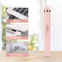 Tournage des ongles, lime à ongles électrique USB avec ensemble de 5 types de forets à ongles, kit de manucure électrique de Noël pour salon de bricolage