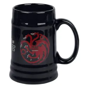 Mug à bière grand format avec le slogan « Winter Is Coming » de la famille Stark et « Hear Me Roar » de la famille <span class=keywords><strong>Targaryen</strong></span>, inspiré de Game of Thrones. - Product Image 6