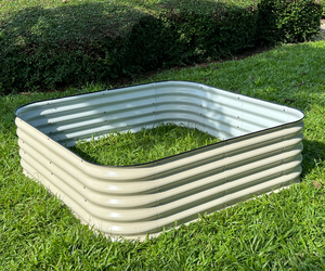 恵州グリーンジャイアント17インチ高い9N1モジュラー段ボール亜鉛メッキ金属製庭用ベッドキットプランターフラワーボックス - Product Image 6