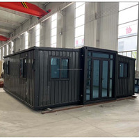 Maison conteneur extensible à double aile pour salle de formation
