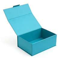 Boîte rigide en papier kraft biodégradable à fermeture magnétique haut de gamme avec logo personnalisé pour l'emballage de cadeaux, jouets ou vêtements