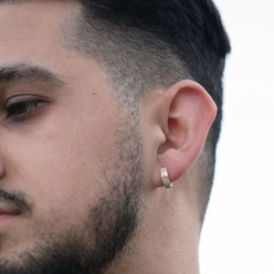 Orecchini a Cerchio Scintillanti da Uomo, Stile Hip Hop, Piccoli Gioielli per Orecchie, Accessori di Moda - Product Image 4