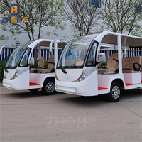 Véhicule de ville à essence/batterie pour 11/14/17 passagers, navette touristique, mini-bus électrique de tourisme