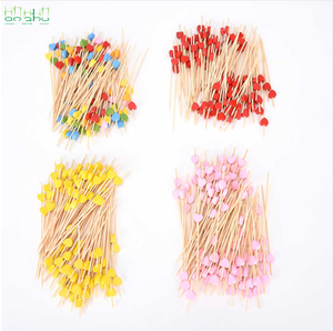Palillos de Cóctel Desechables de Bambú Natural, Brochetas Creativas <span class=keywords><strong>para</strong></span> <span class=keywords><strong>Bar</strong></span> - Product Image 3