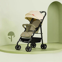Poussette légère en acier à haute teneur en carbone à prix abordable, avec hublot respirant, capacité de charge de 20 kg, pour bébés de 3 à 30 mois, idéale pour l'extérieur