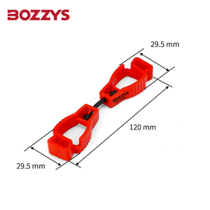 Clipe Duplo Personalizável OEM BD-AJ100 de Plástico POM de Alta Resistência Suporte para Luvas de Segurança no Trabalho Prendedor Anti-perda com Fivela de Fixação - Product Image 6