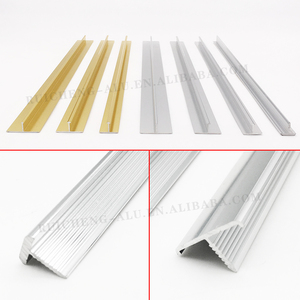Commercio all'ingrosso Ruicheng Design moderno a forma di T bordo in metallo profili in alluminio profilo di transizione delle piastrelle di lucidatura - Product Image 3