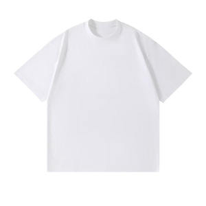 Camisetas Lisas de Algodón Peinado de 250 g/m² al por Mayor para Impresión, Estilo Urbano, Hombros Caídos, Camiseta Extra Grande para Hombre - Product Image 6