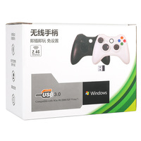Caja de Juegos para Smart TV, Control Inalámbrico de 2.4GHz con Motor de Vibración para Juegos de PC Steam en Windows