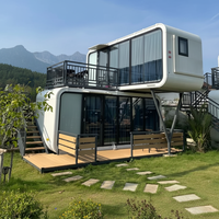 Maison en capsule Apple, cabine préfabriquée modulaire, panneau sandwich européen pour maison intelligente, complexe hôtelier, location de vacances, espace de vie écologique
