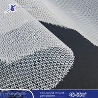 Sac à linge en maille tricotée 100 % polyester résistant à l'abrasion, tissu moustiquaire en gaze douce composite avec bande de fixation pour suspension