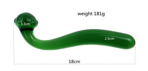 Consolador Anal de cristal para mujer juguete erótico con tapón de ojal, emulación de glande, juguetes anales, masturbador femenino para pene, productos para adultos - Product Image 4