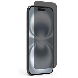 Protection d'écran en verre trempé anti-espion pour iPhone 16 15 14 Pro Max 17, verre trempé protecteur anti-espion - Product Image 1