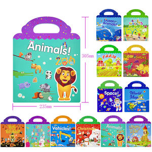 Unisex fai da te Custom Montessori attività educativo giocattolo-bambini riutilizzabili carta adesivo libro prezzo all'ingrosso per i bambini <span class=keywords><strong>di</strong></span> tutte le età - Product Image 2